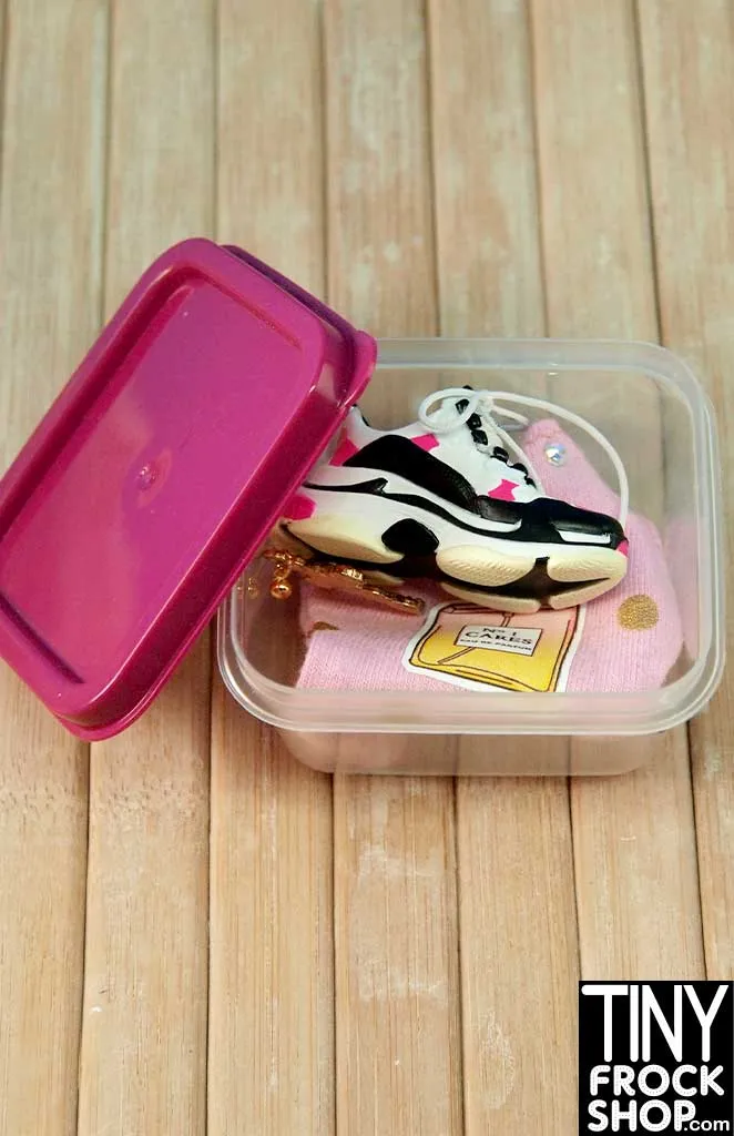 12" Fashion Doll Orange Top Storage Box