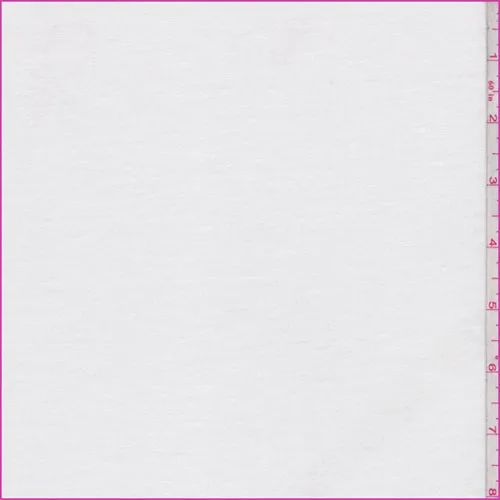 3 YD PC-White Rayon Jersey Knit Fabric