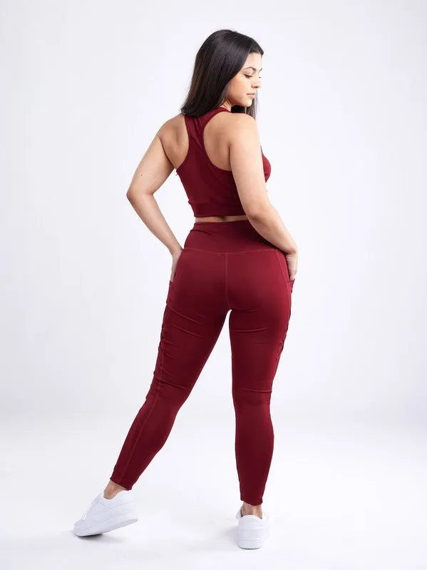 Activewear Racerback Lightweight Crop Tank Top