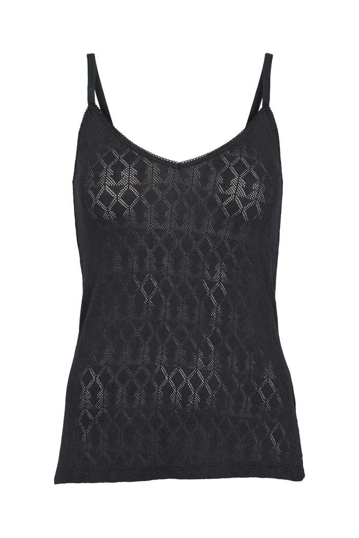 Ana Strap top - Black
