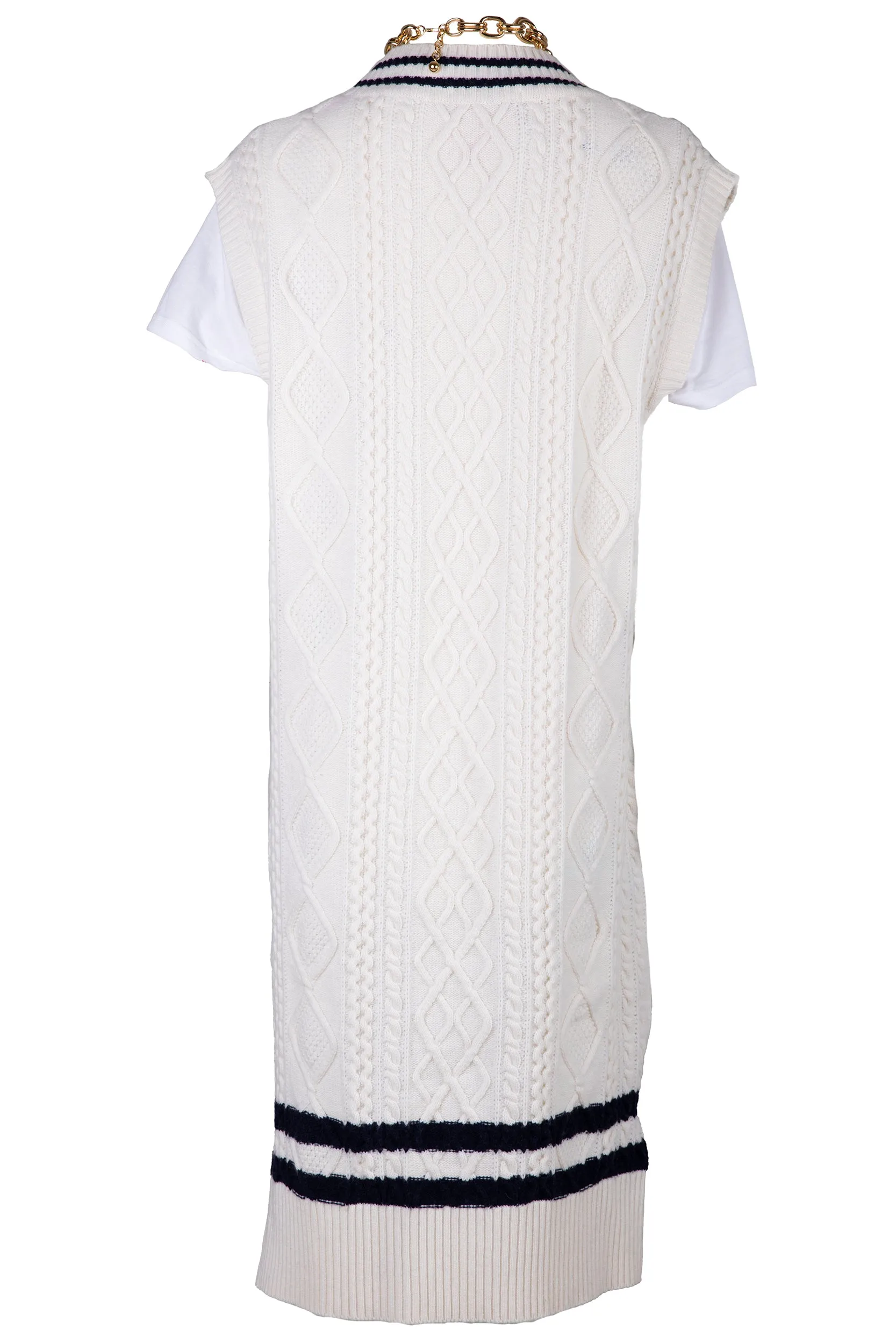AOTC Krone Cable Knit Vest Dress