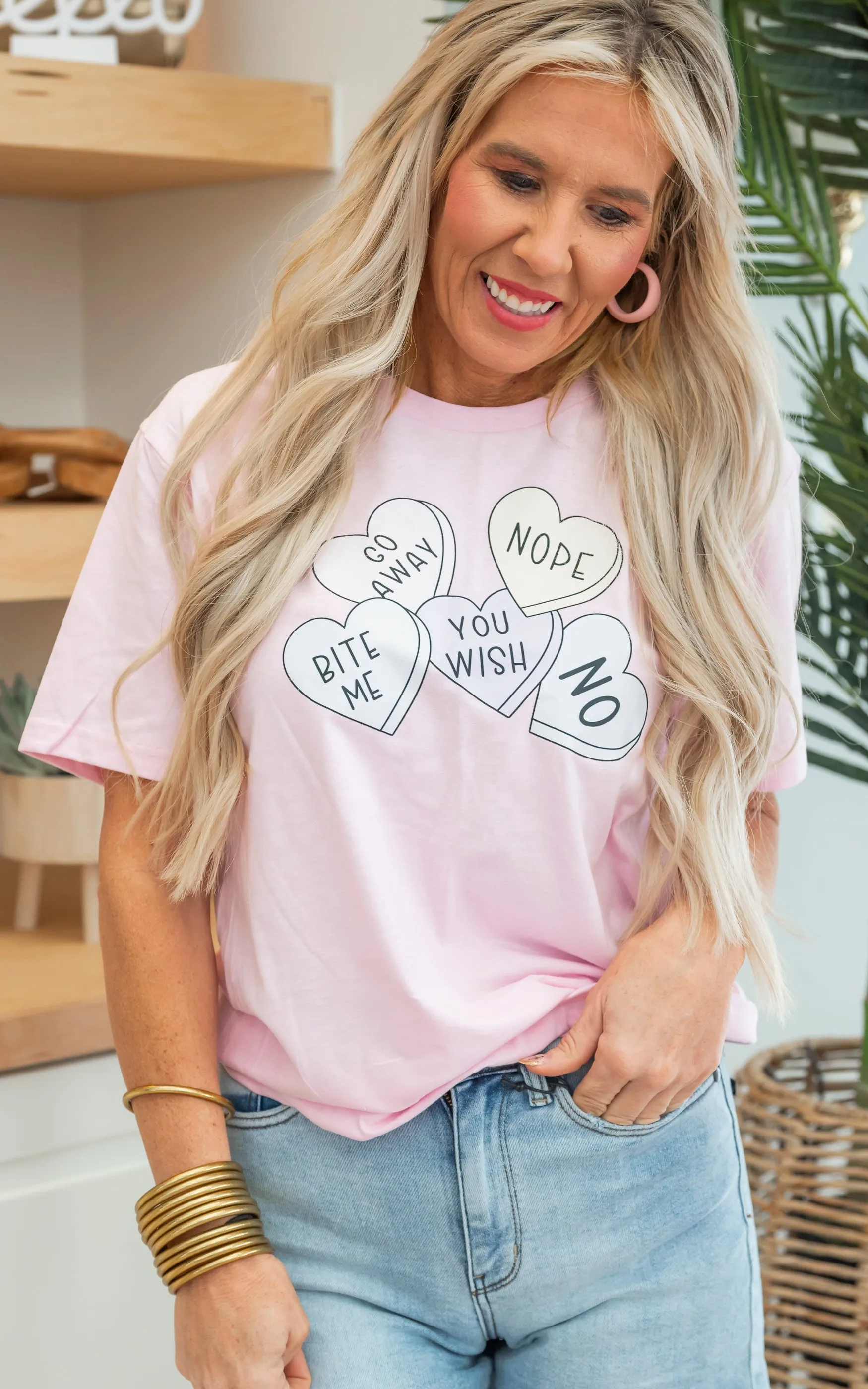 Bite Me Hearts Graphic T-shirt - Final Sale*