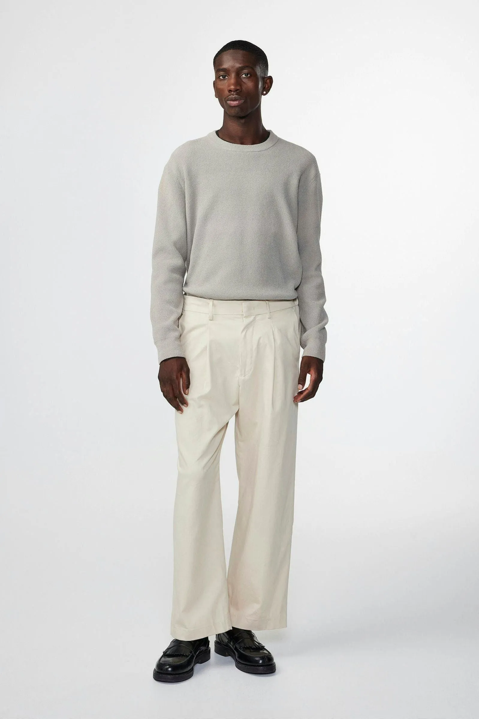 Danny Lightweight Sweater - Fog