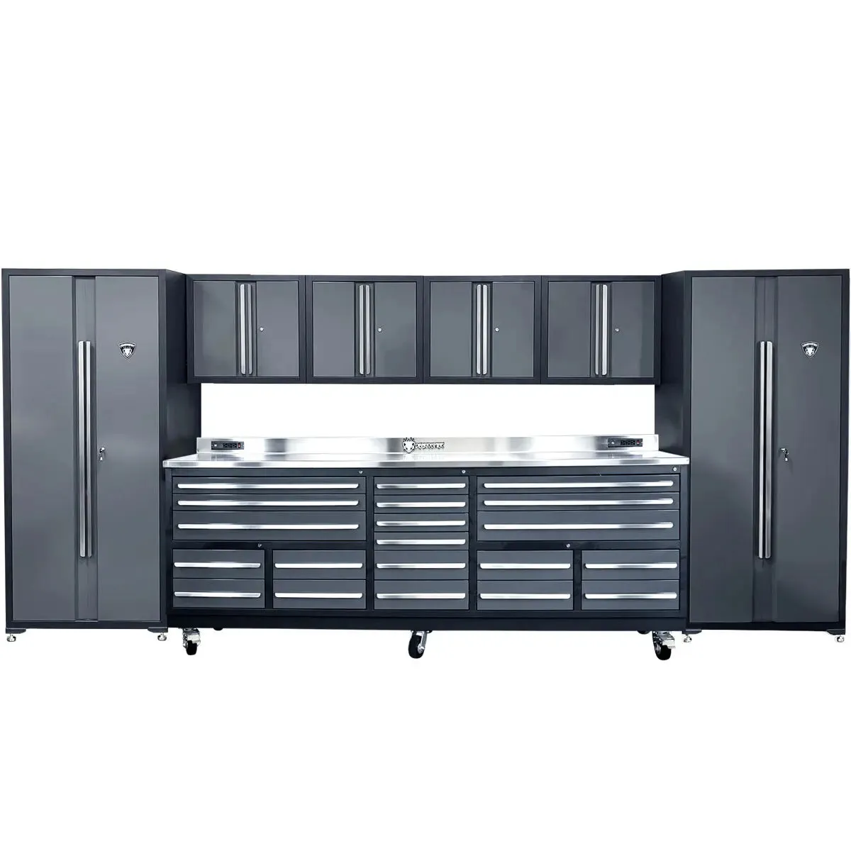 Dragonfire 20 Drawer Pro Series 9FT Workbench with Swappable Drawers