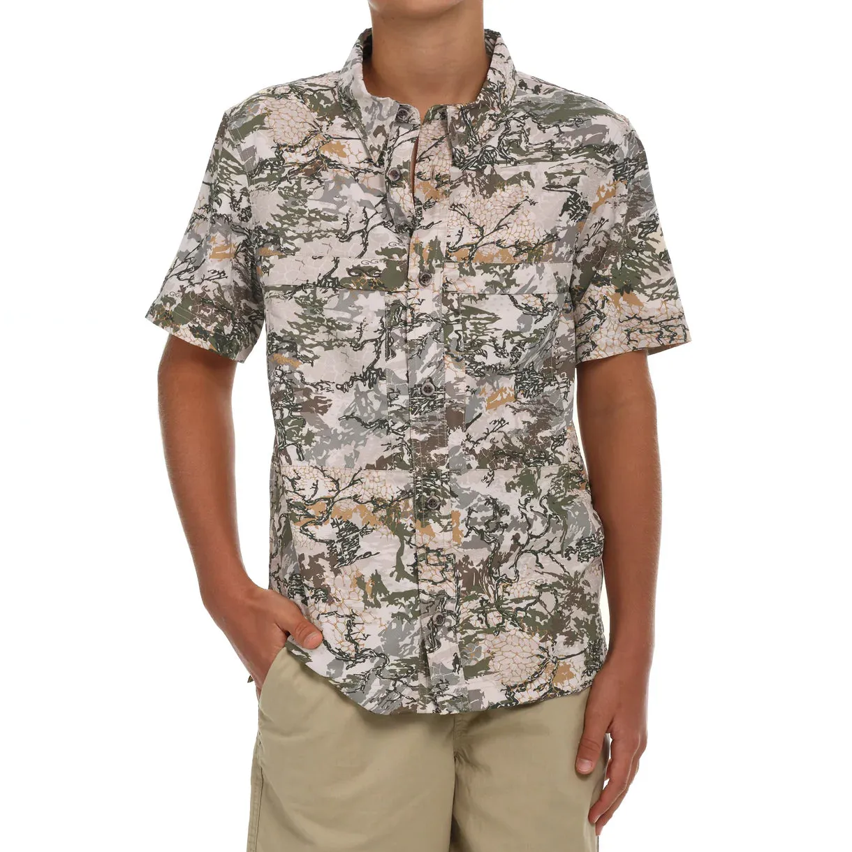 GameGuard Camo Short Sleeve Microfiber Youth Shirt