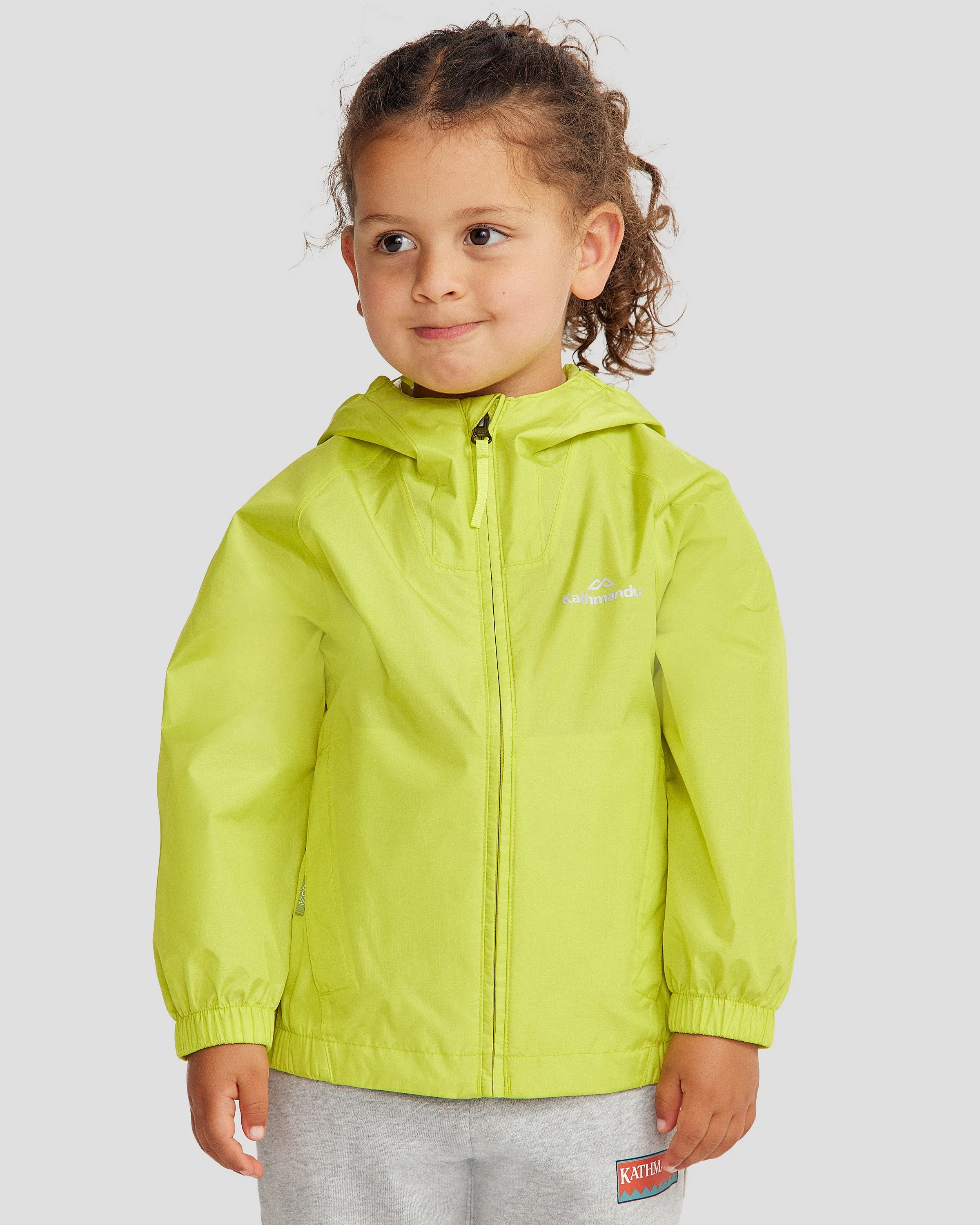 Kids Pocket-it 2L Rain Jacket v4 - Bright Moss