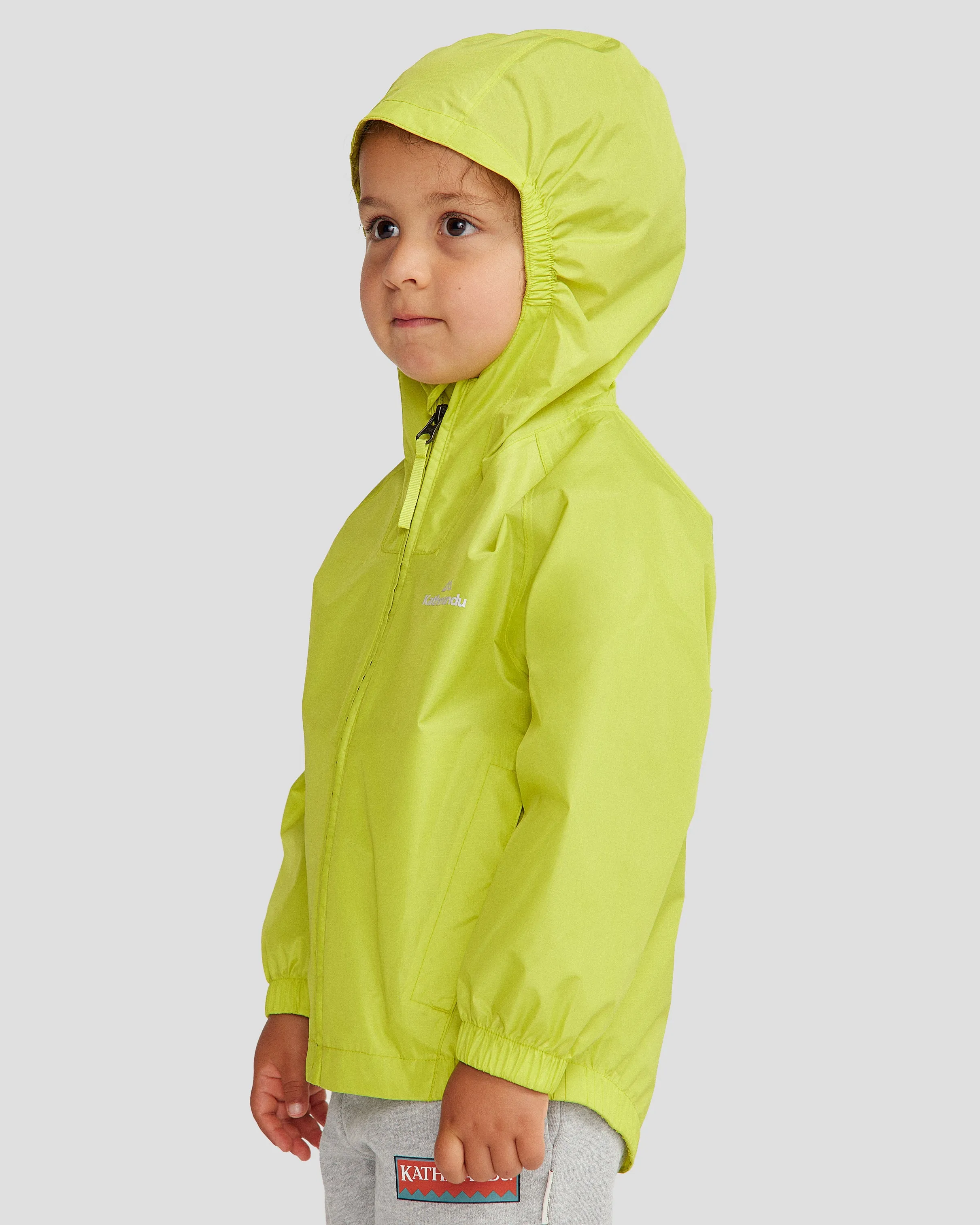 Kids Pocket-it 2L Rain Jacket v4 - Bright Moss