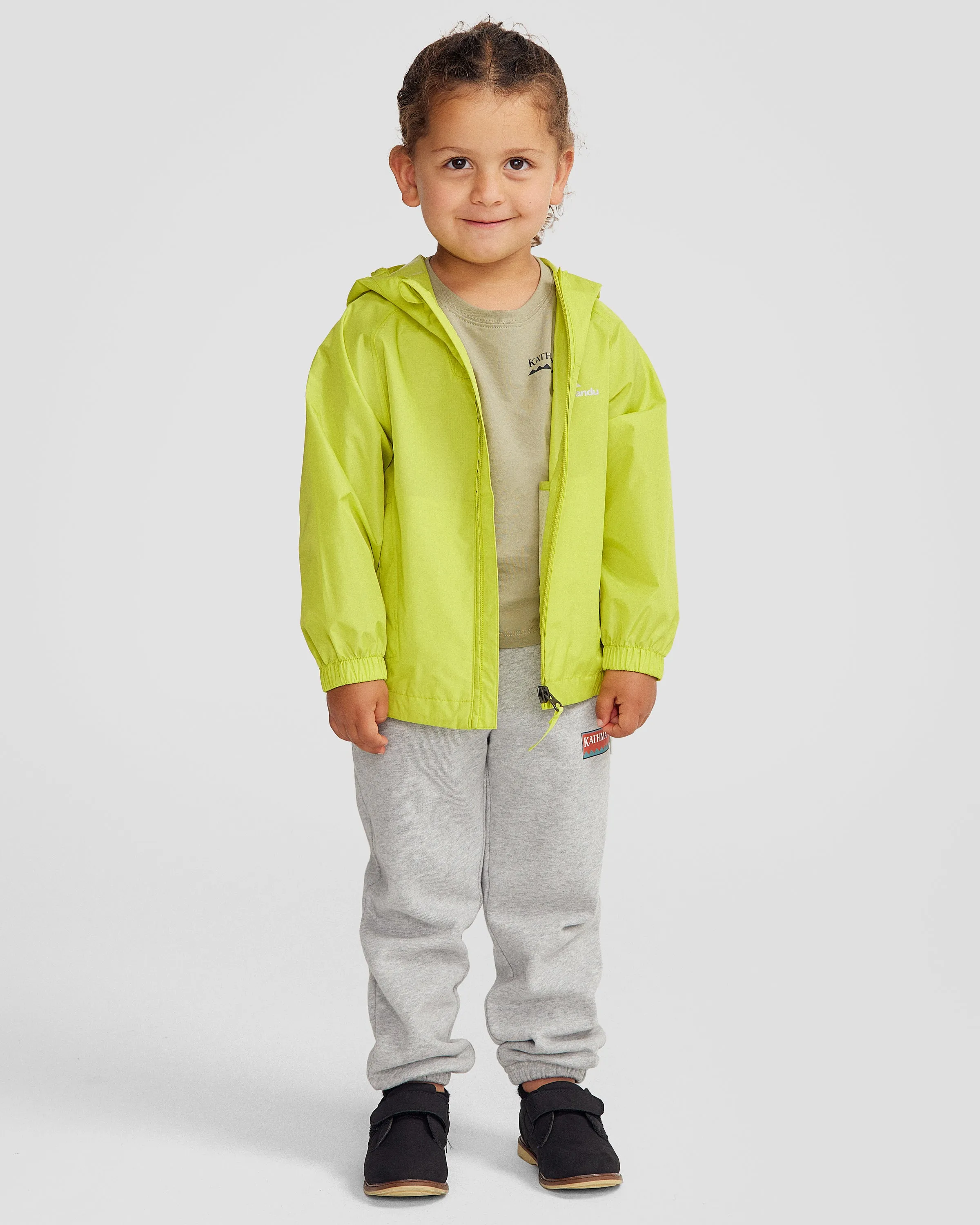 Kids Pocket-it 2L Rain Jacket v4 - Bright Moss