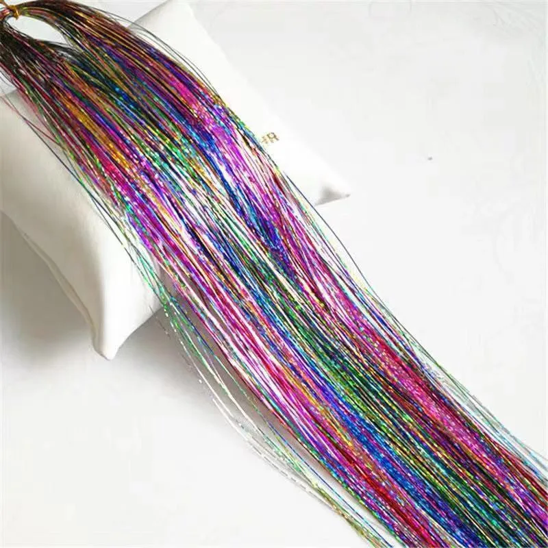 Laser Hair Color Hair Extension Wig – Vibrant & Trendy Colors
