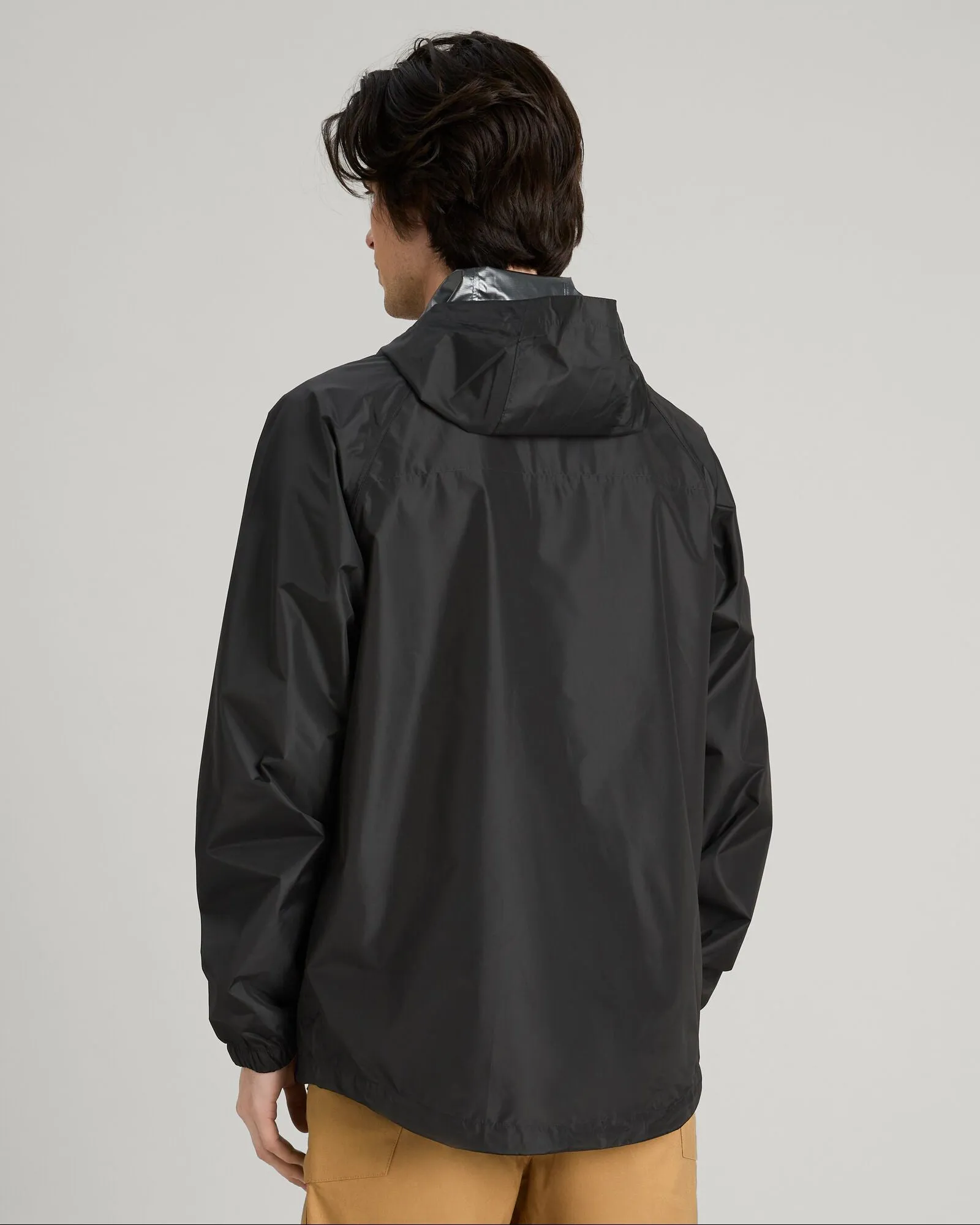 Men's Pocket-it 2-layer Rain Jacket - Black