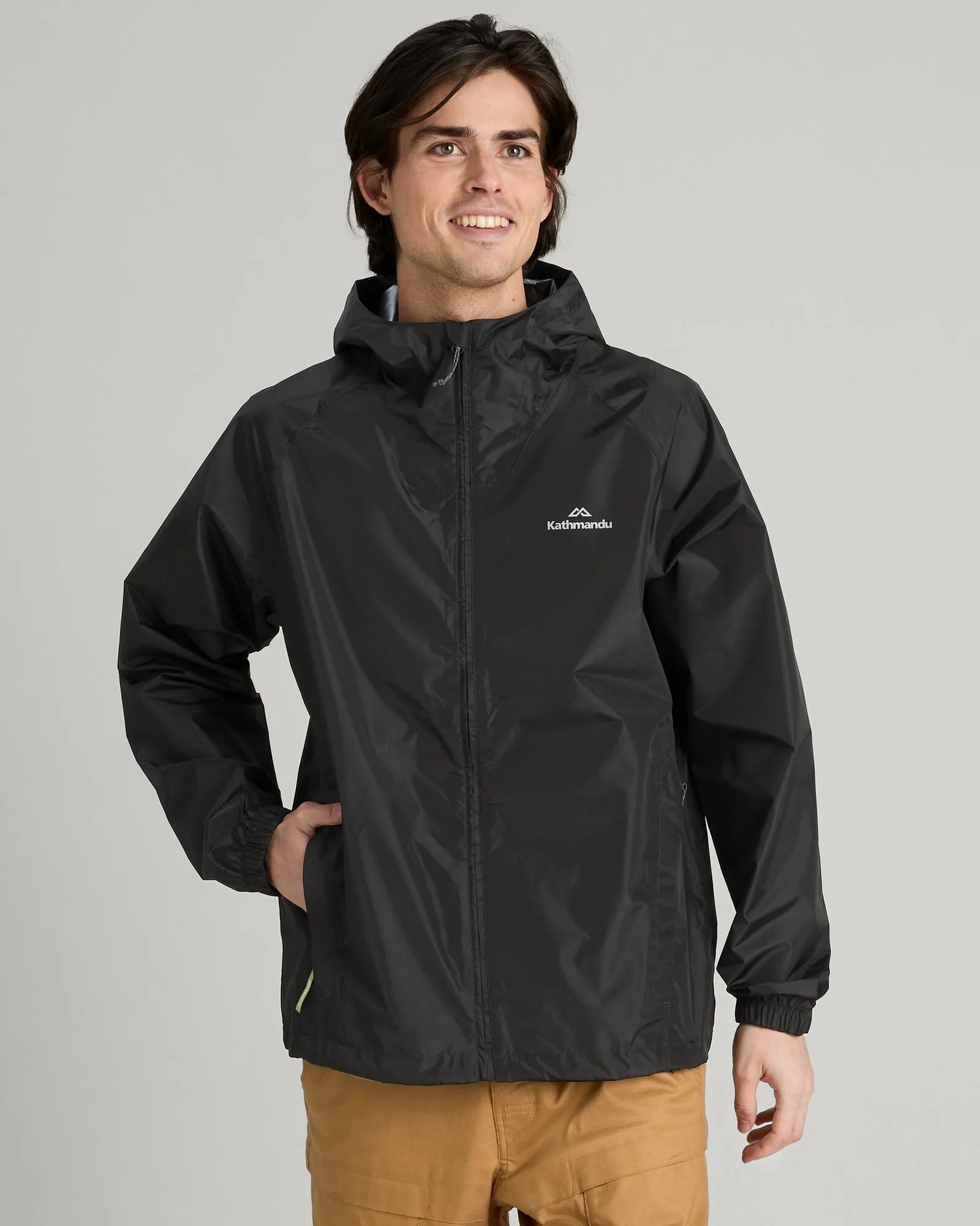 Men's Pocket-it 2-layer Rain Jacket - Black