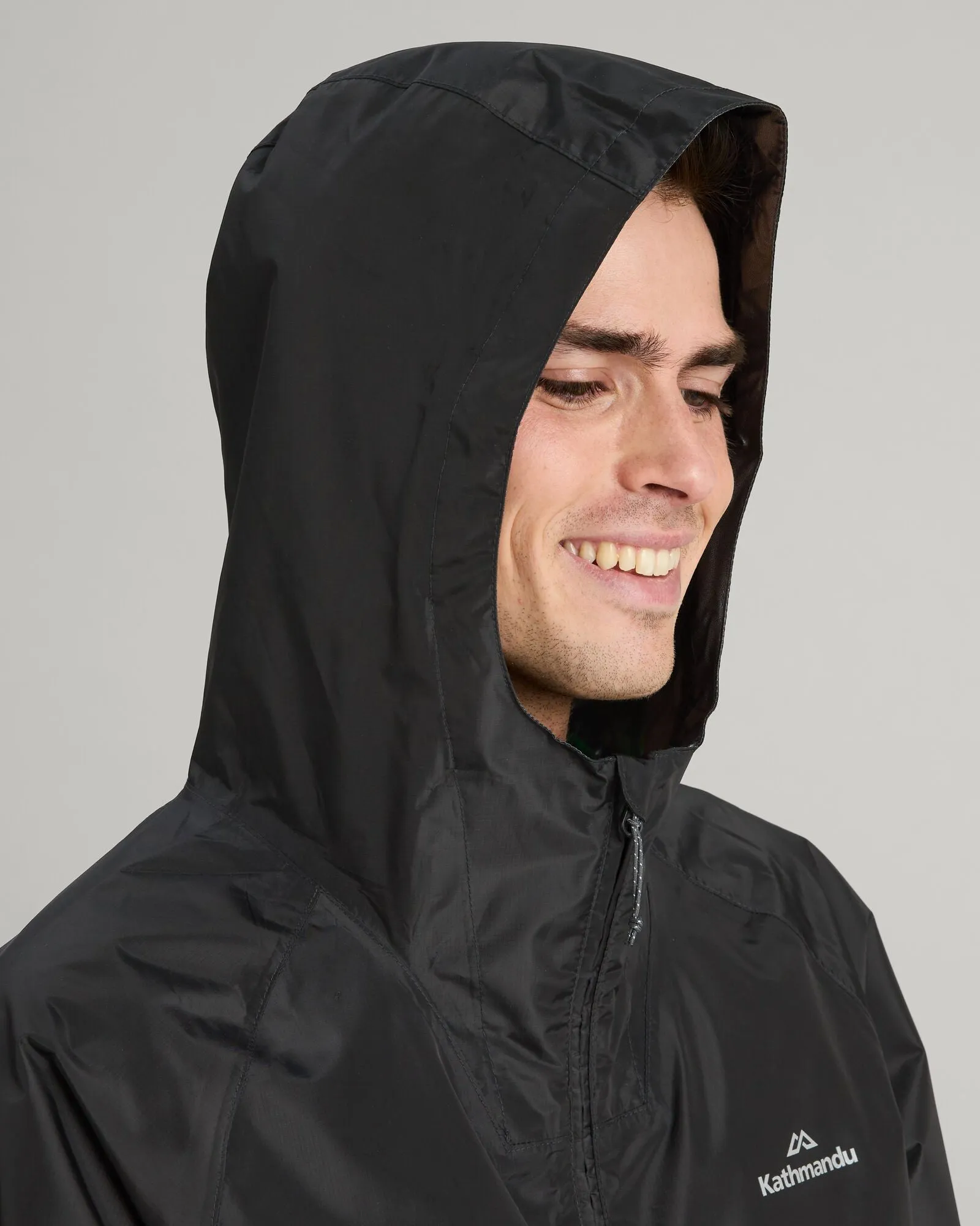 Men's Pocket-it 2-layer Rain Jacket - Black