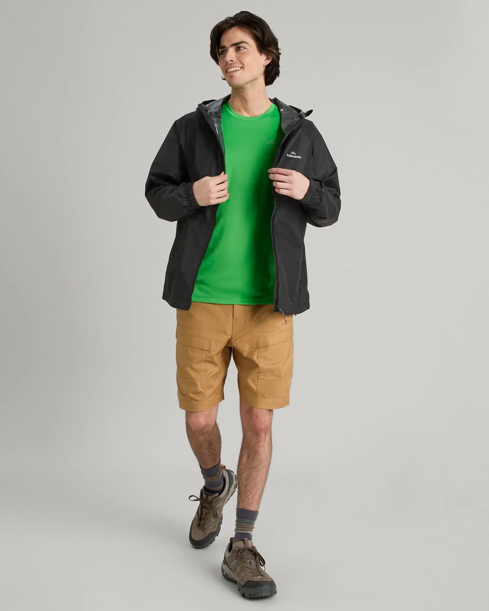 Men's Pocket-it 2-layer Rain Jacket - Black