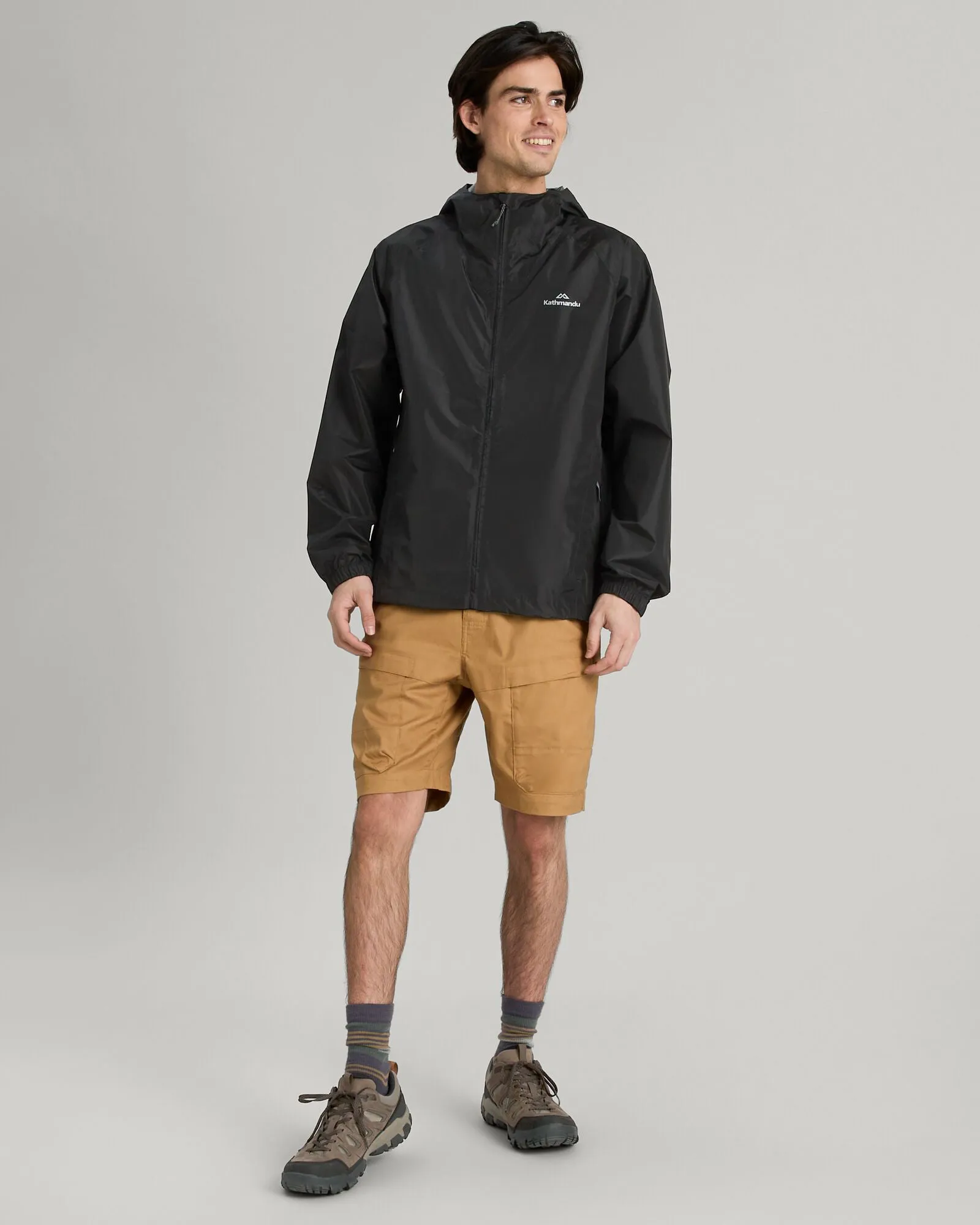 Men's Pocket-it 2-layer Rain Jacket - Black