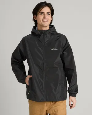 Men's Pocket-it 2-layer Rain Jacket - Black