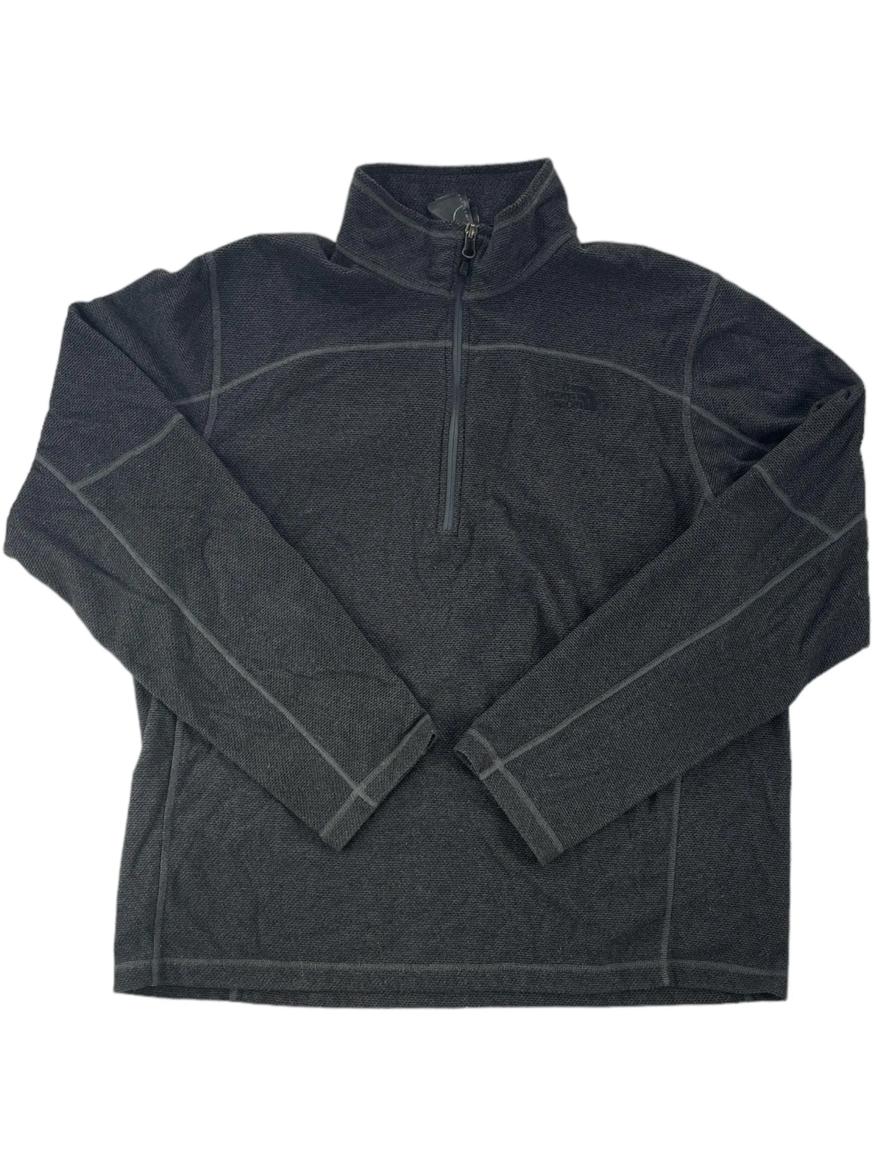Mens Textured Cap Rock 1/4 Zip Fleece
