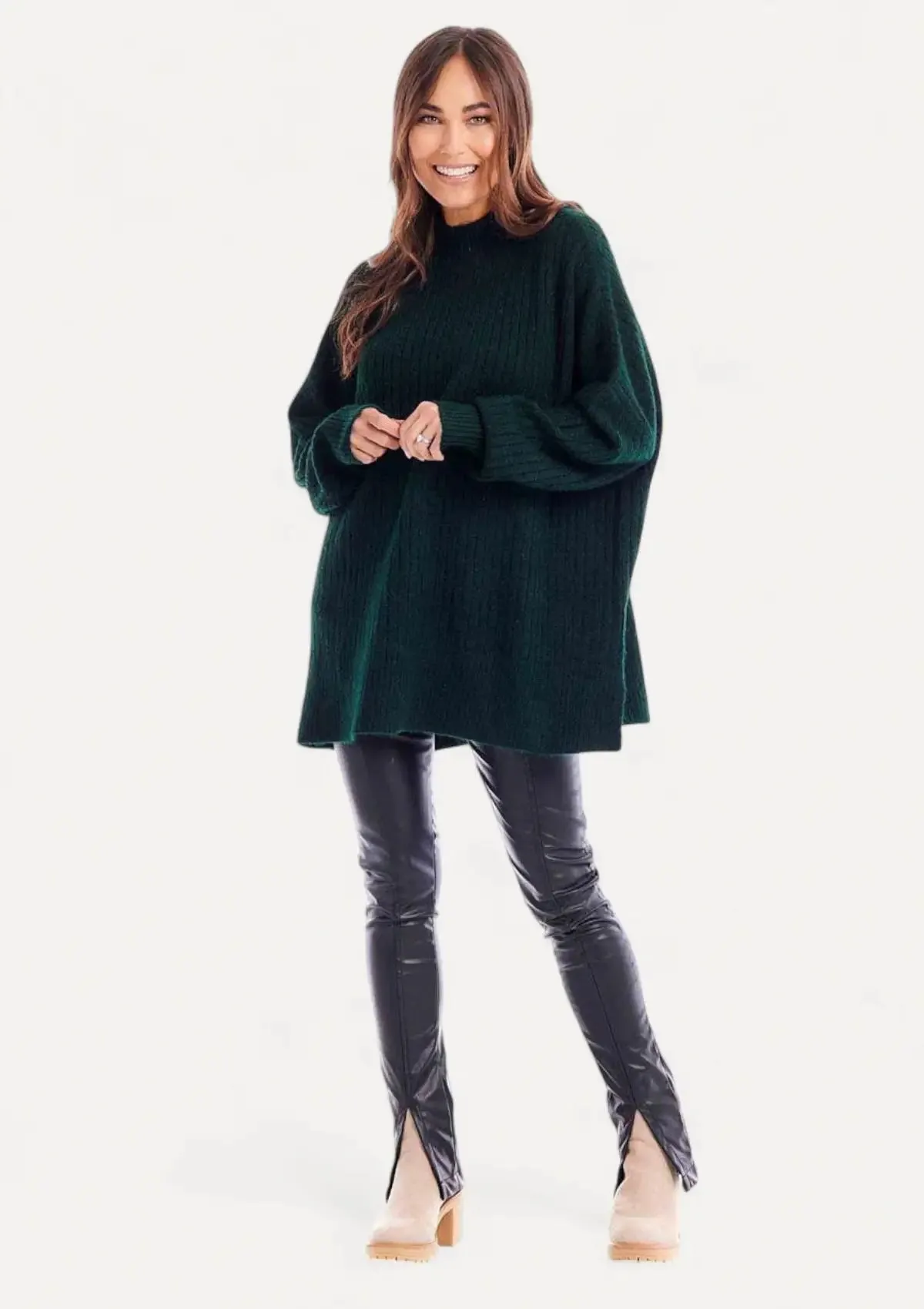 Milo Ribbed Sweater - Green