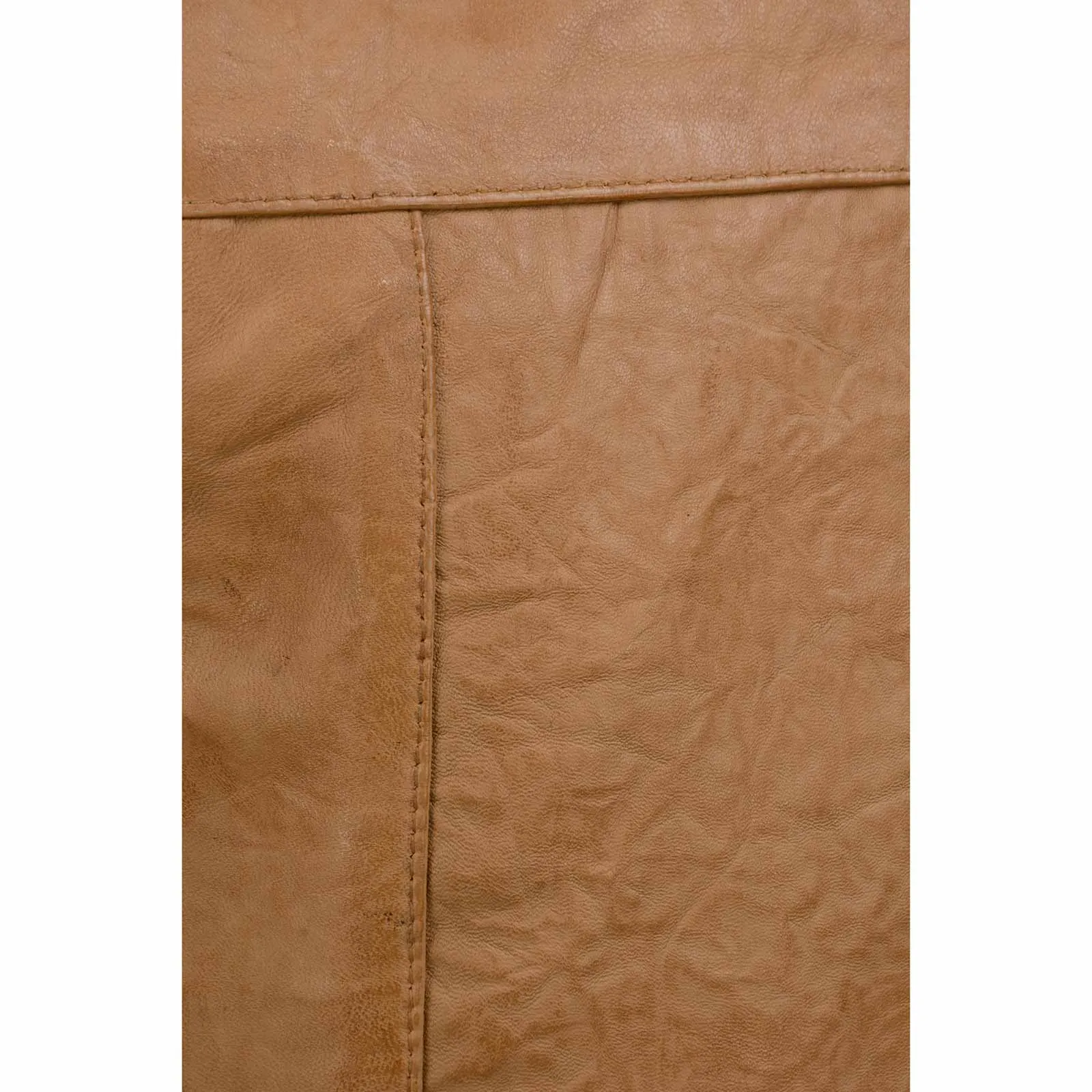 Milwaukee Leather LKM3702 Men's Saddle Leather Classic V-Neck Western