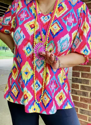 Misti Aztec Top