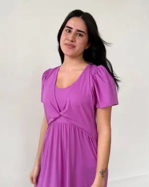 MONICA dress in Magenta Bloom