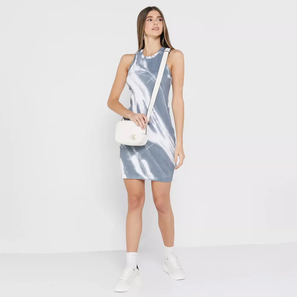 Motion Rib Tank Dress - Print