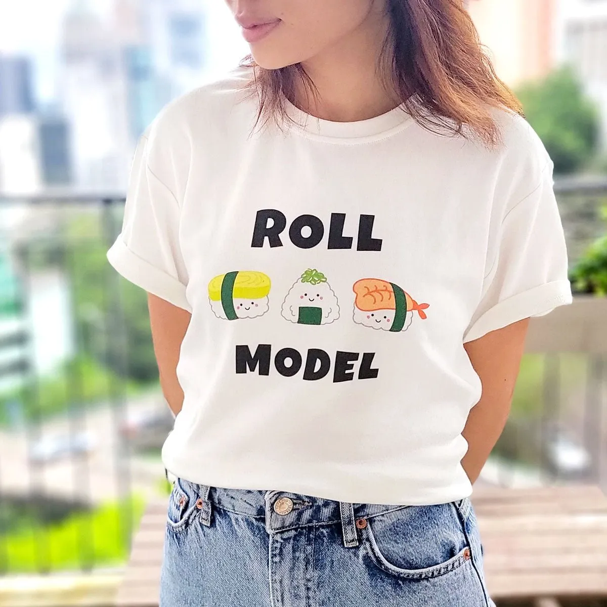 Organic Cotton Adult T-Shirt - Sushi