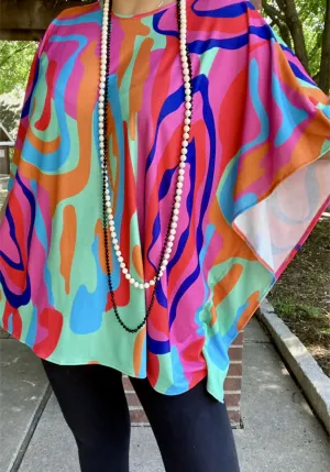 Paisley Multi Color Top
