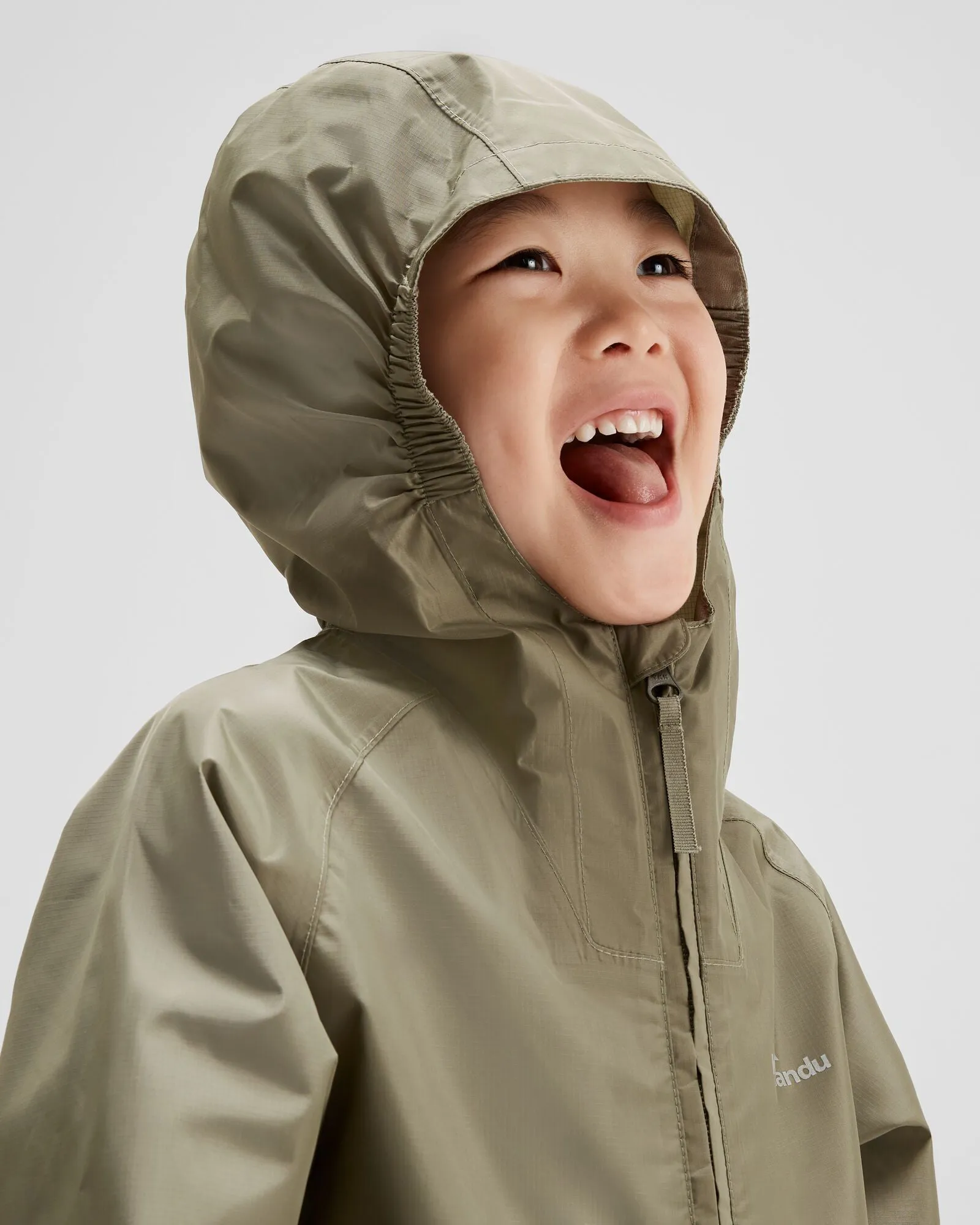 Pocket-it 2L Kids Rain Jacket v4 - Beech