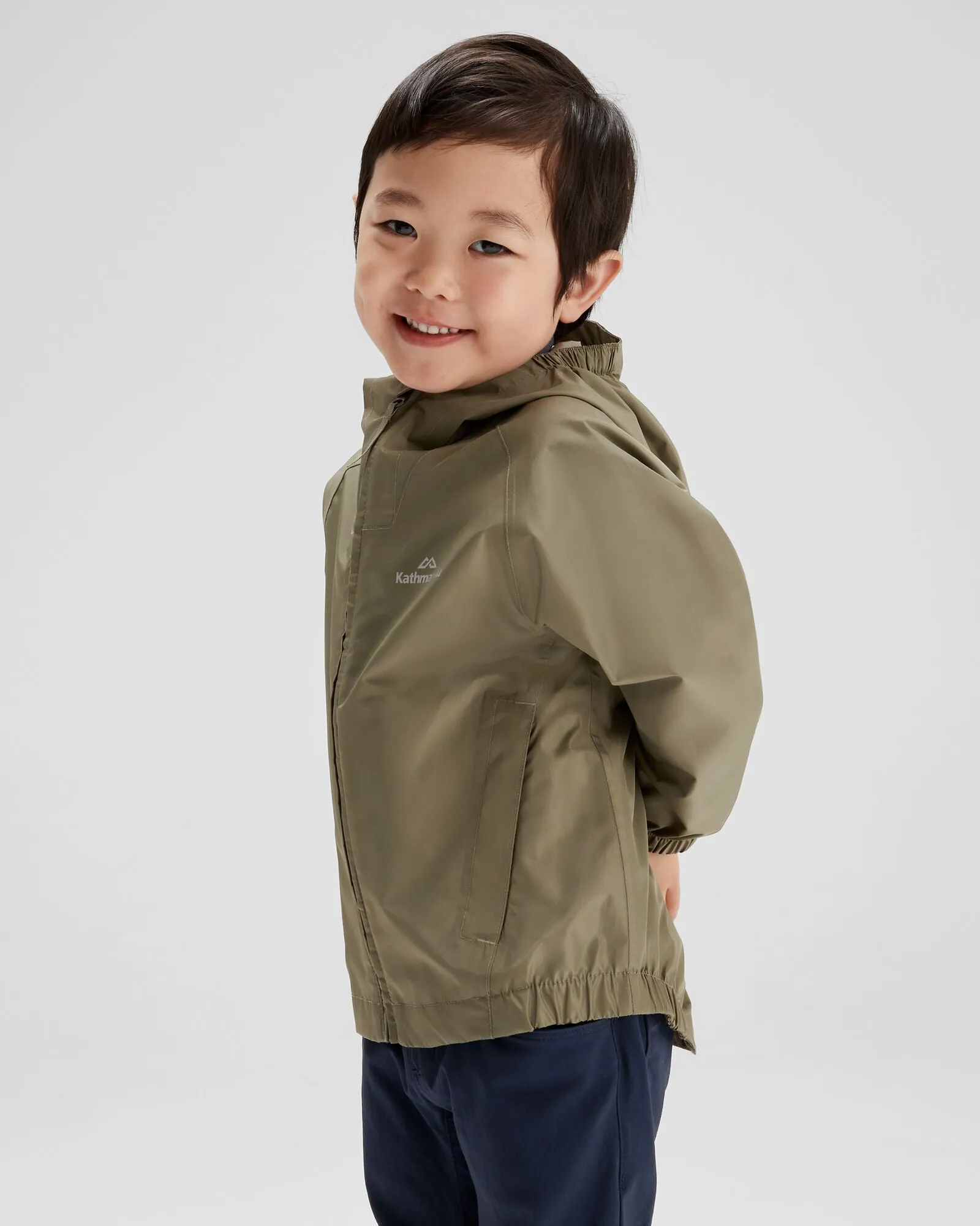 Pocket-it 2L Kids Rain Jacket v4 - Beech