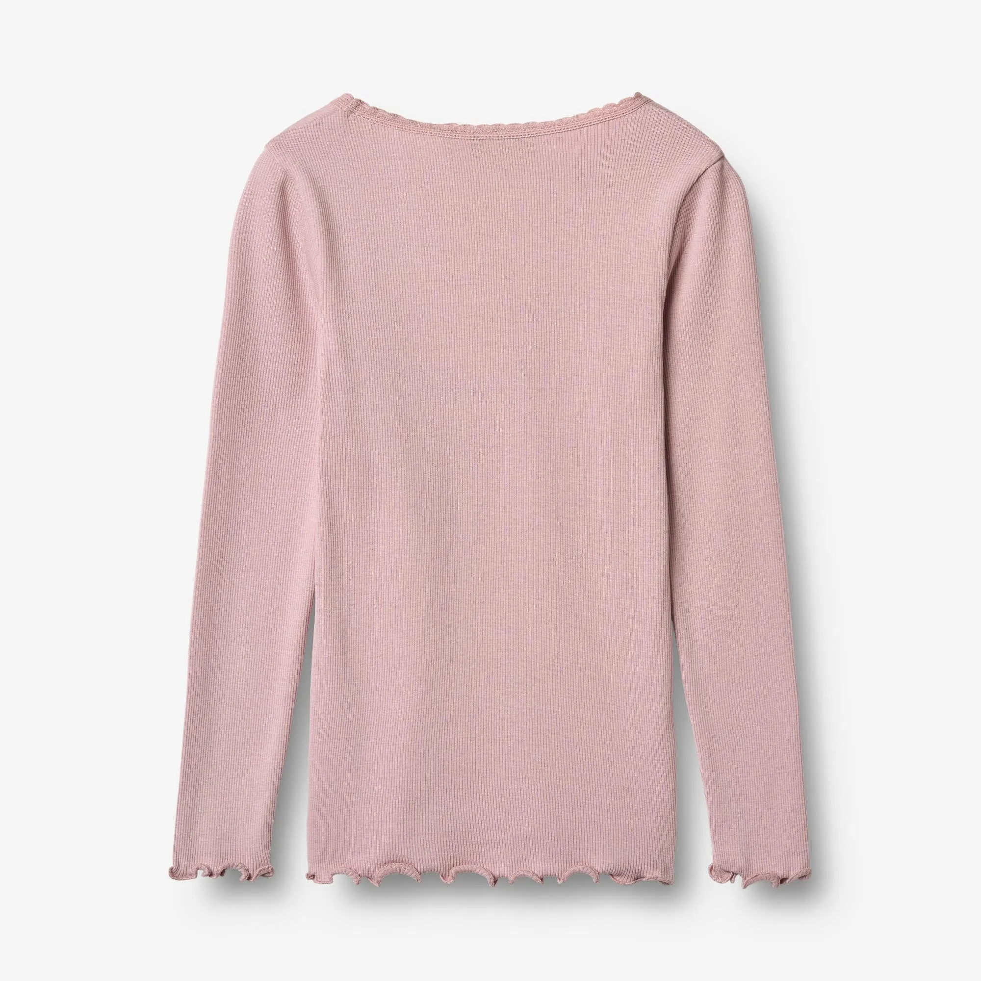 Rib T-shirt L/S Reese - lavender mist