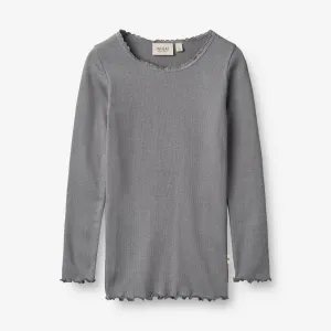 Rib T-Shirt Reese - autumn sky