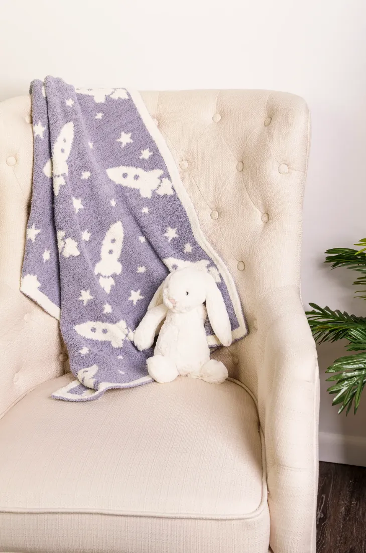 Rocket Cozy Blanket