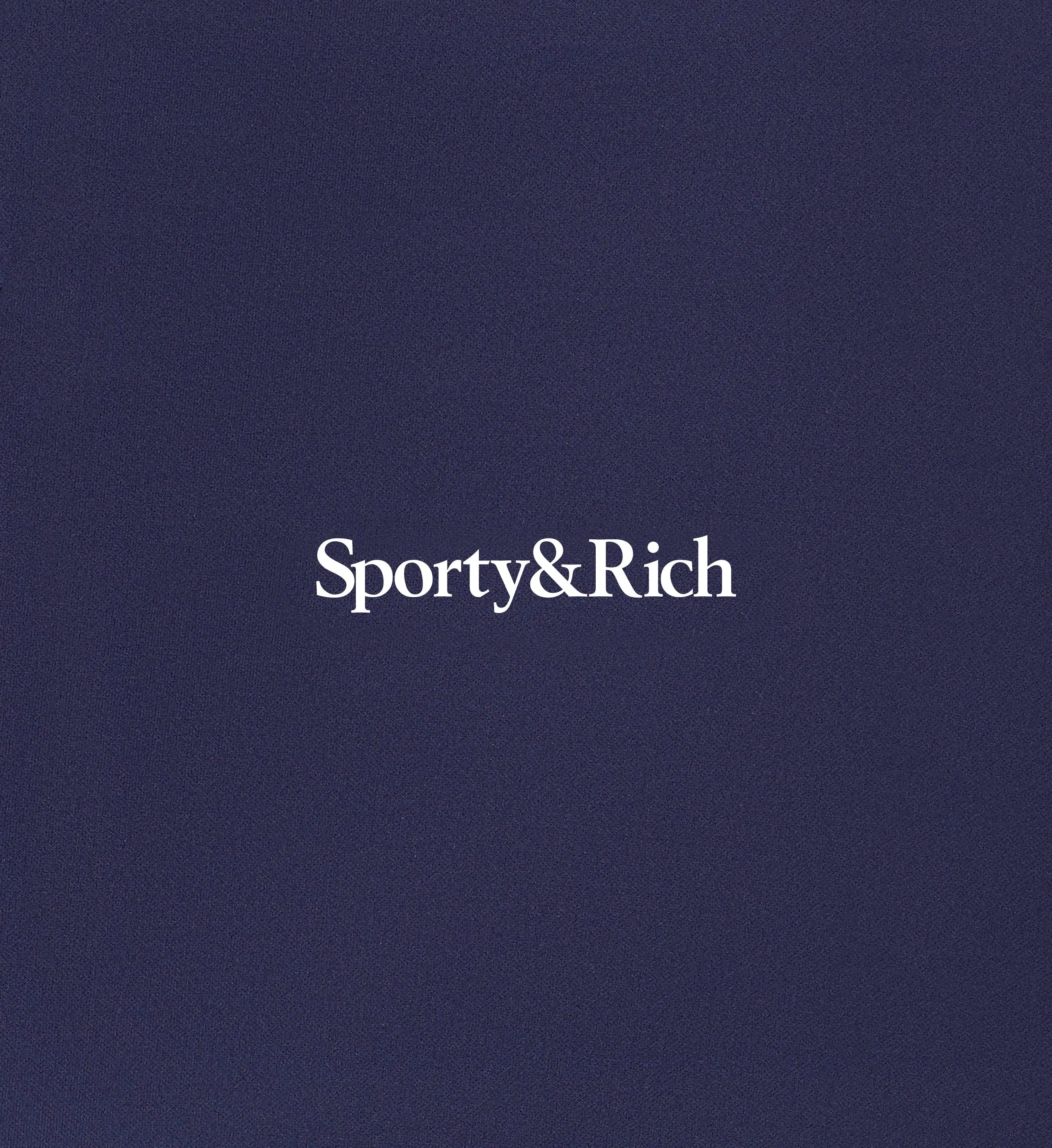 Serif Logo Training Tee - Navy/White