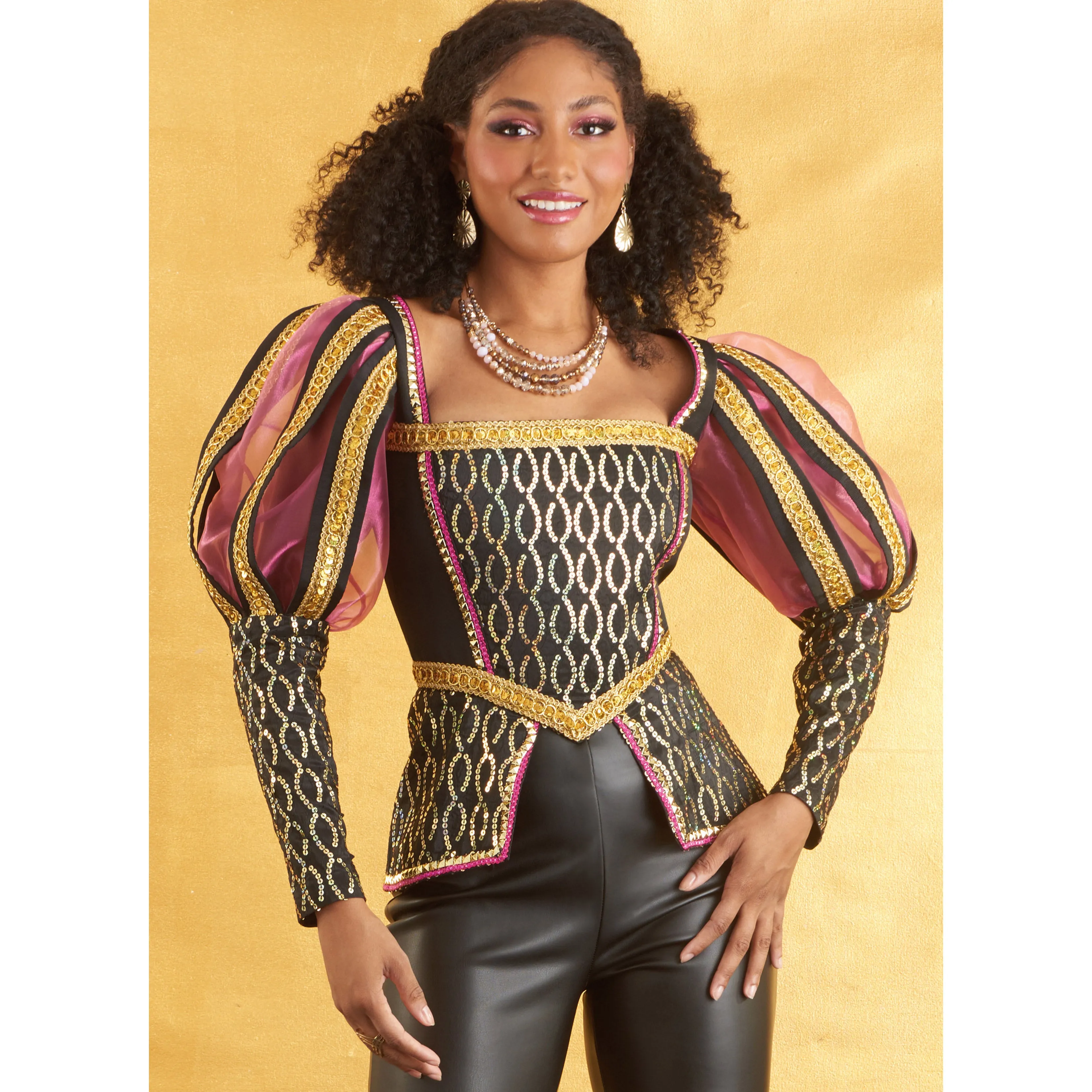 Simplicity Sewing Pattern S9627 MISSES' COSTUME TOPS BY ANDREA SCHEWE DESIGNS