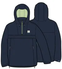 Skyline Recycled Waterproof Anorak - Rich Navy