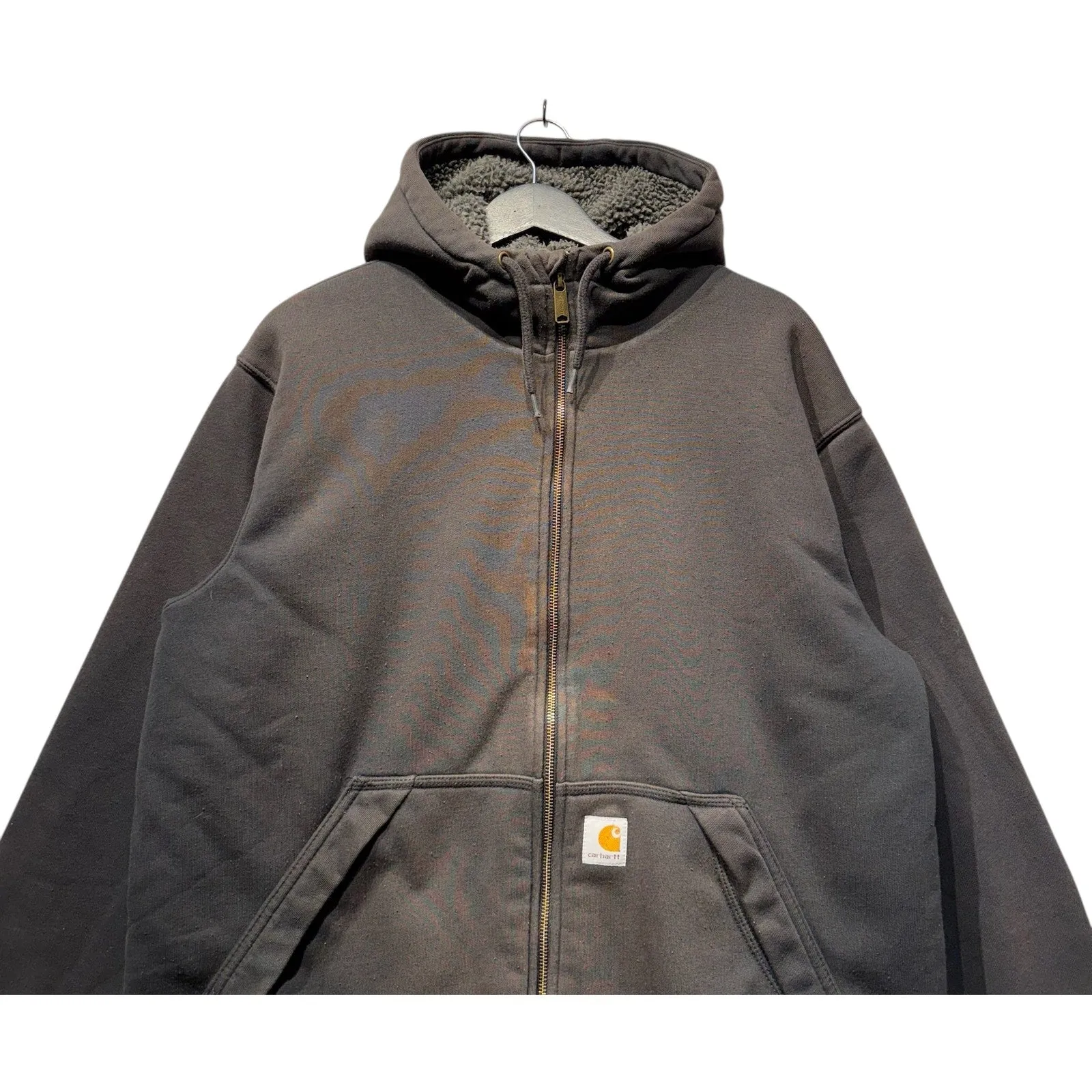 Vintage Carhartt Midweight Sherpa Lined Full-Zip Hoodie