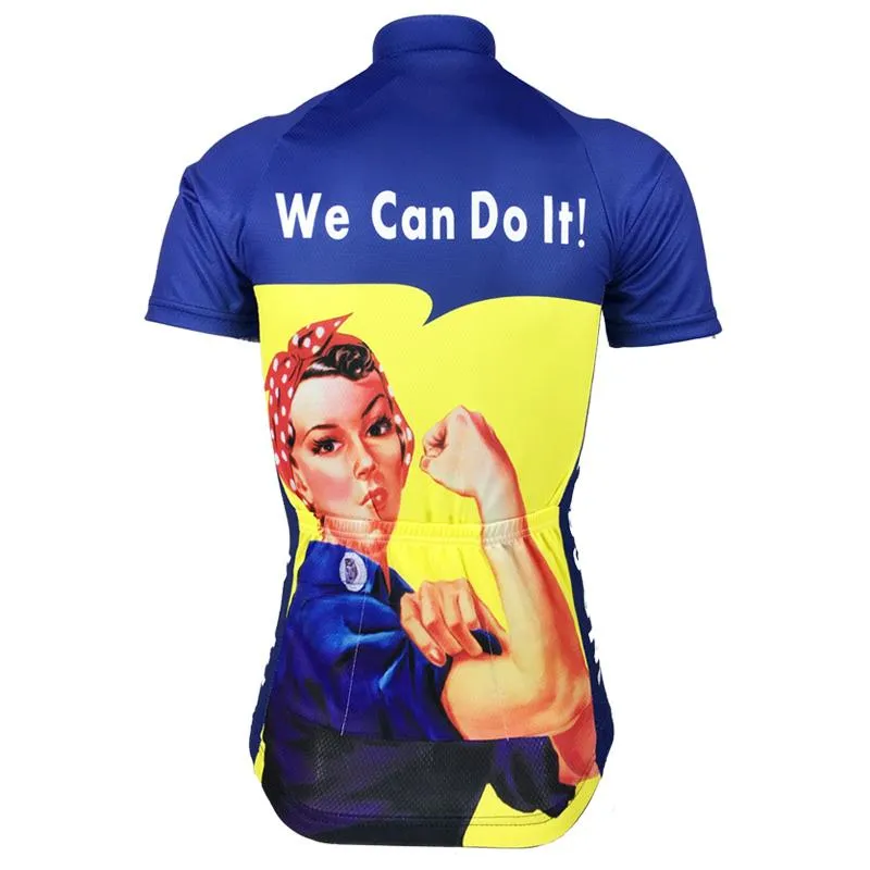 We Can Do It Breathable Cycling Women Jersey MTBShirts
