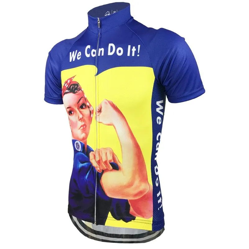 We Can Do It Breathable Cycling Women Jersey MTBShirts